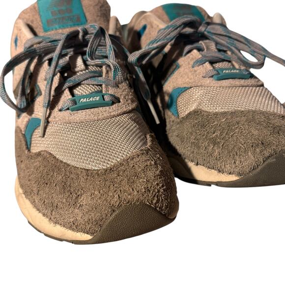 NIB Palace & New Balance Collab 580 Gargoyle Grey Blue MT580PA2 Low Sneakers 11 - Picture 15 of 16